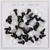 

Occhi con clip di sicurezza - 8 mm - Go Handmade
1