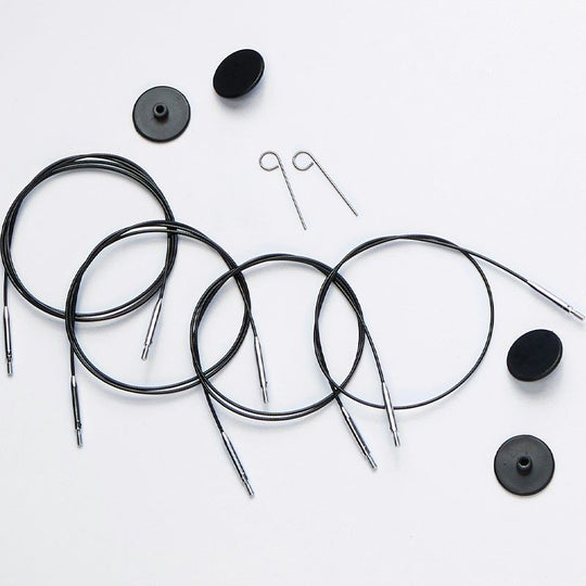 Cavo Swivel - Black - KnitPro