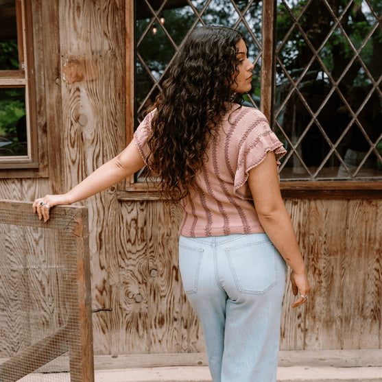 

Dalle de Verre - Top con Maniche con Volant
9