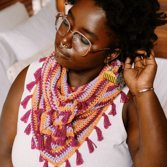 

Confetti Glass - Scialle Triangolare
1