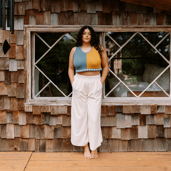 

Bevelled Tank - Top Senza Maniche con Intarsio
8