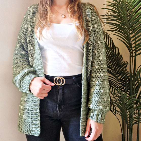

Cotton Candy Dot - Cardigan
5