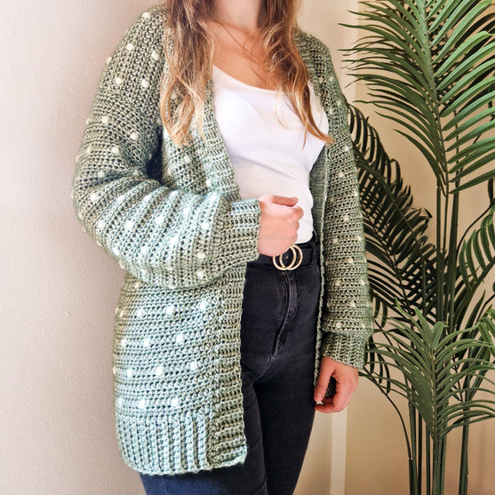 

Cotton Candy Dot - Cardigan
7