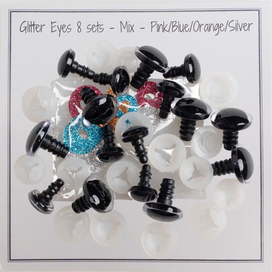 Occhi di sicurezza glitterati - Medio - Go Handmade