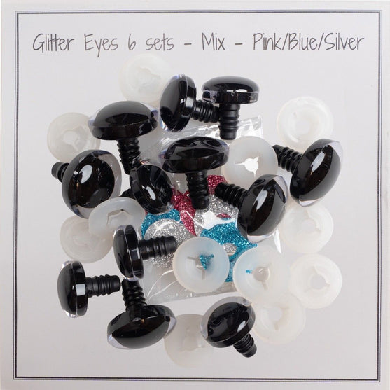 

Occhi di sicurezza glitterati - Grande - Go Handmade
1