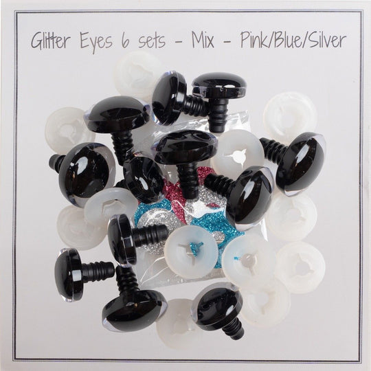 Occhi di sicurezza glitterati - Grande - Go Handmade