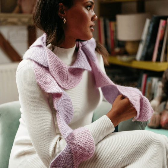 

Undulate - Sciarpa ondulata a punto legaccio
1