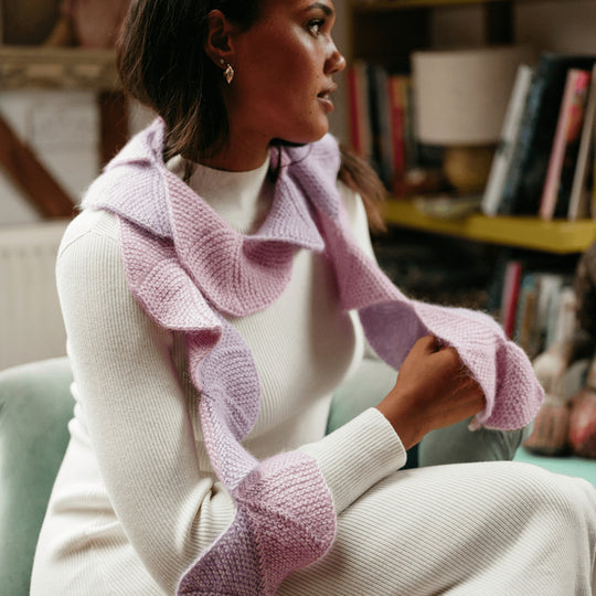 Undulate - Sciarpa ondulata a punto legaccio