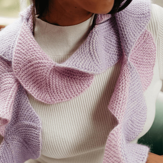 

Undulate - Sciarpa ondulata a punto legaccio
2