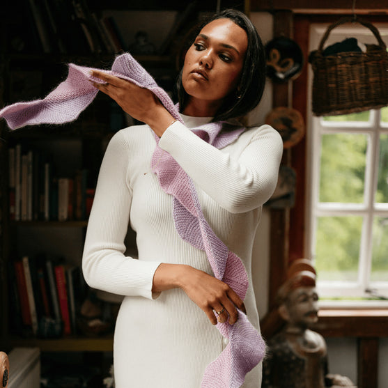 

Undulate - Sciarpa ondulata a punto legaccio
7