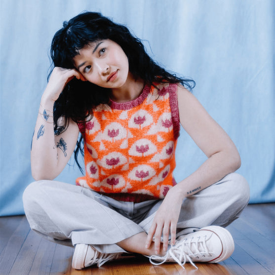 

Quite Contrary - Gilet con lavorazione a colori
1