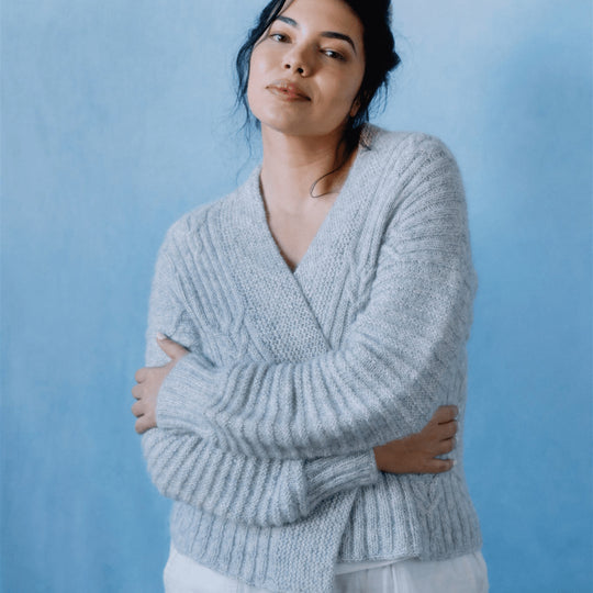 Cloudbusting - Cardigan con trecce