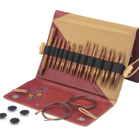 Ginger Regal - Set di ferri circolari intercambiabili corti - Betulla - KnitPro