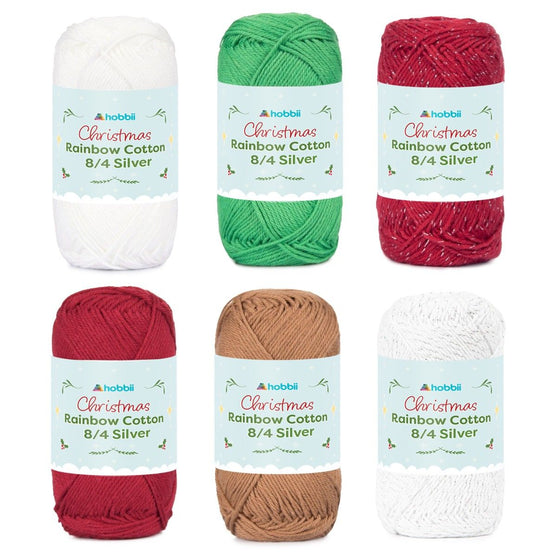 

Rainbow Cotton 8/4 Christmas Silver Color Pack (Edizione Limitata) - Hobbii
1