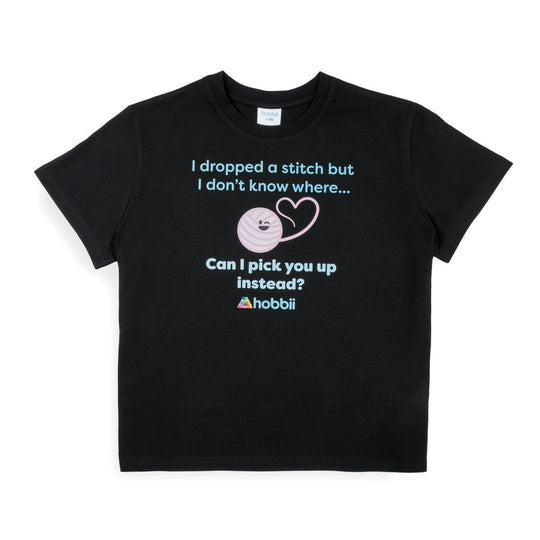 Dropped A Stitch T-shirt - Yarniis (Edizione limitata) - Hobbii