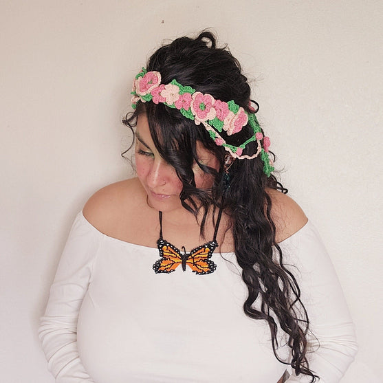 

Garden Fae - Corona di fiori
2