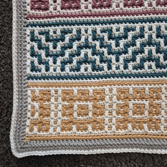 

Lullaby Name Mosaic - Copertina per neonato personalizzata
7