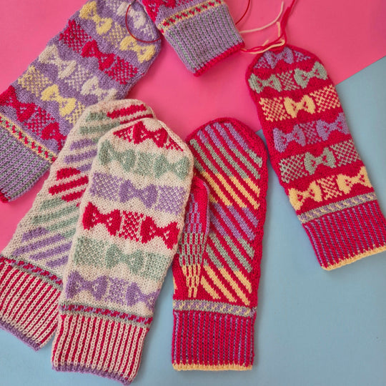 Bow Pop Mittens - Muffole