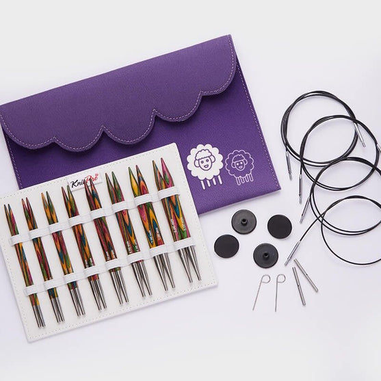 

Set di ferri circolari intercambiabili Symfonie Deluxe - KnitPro
1