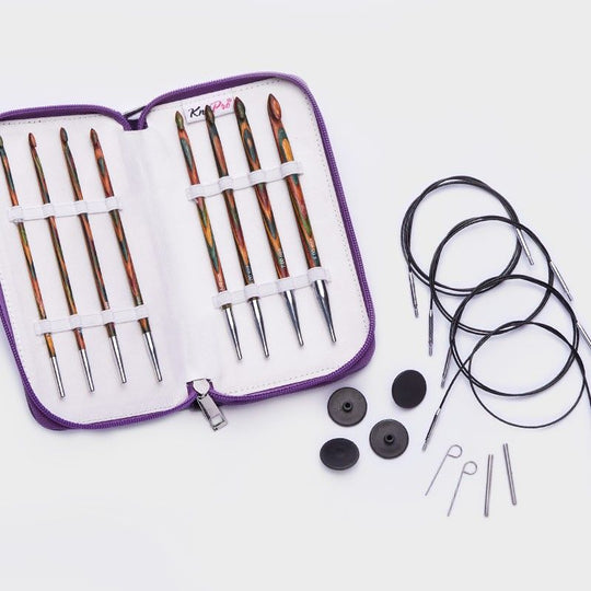 Set di uncinetti afgani/tunisini Symphony - KnitPro