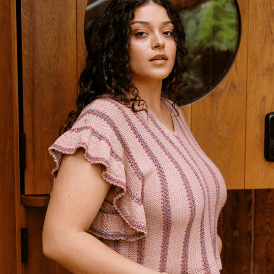 

Dalle de Verre - Top con Maniche con Volant
11