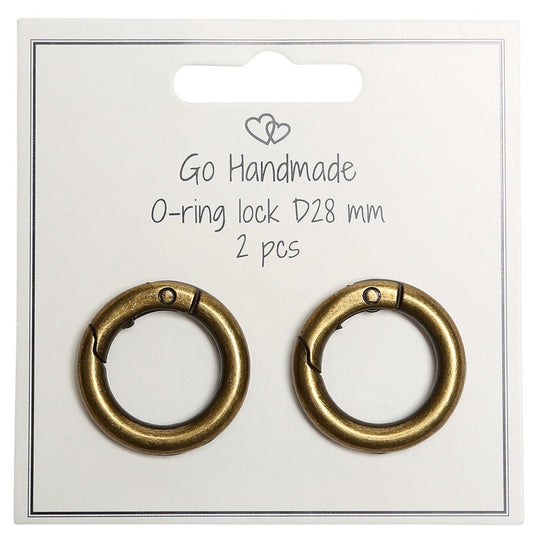 Moschettone - Rotondo - 28 mm - Go Handmade