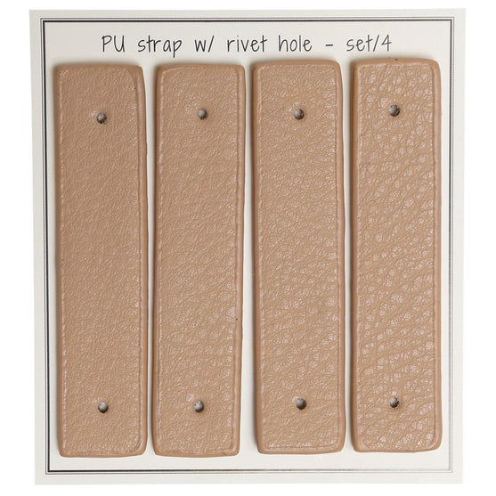 

Manici per cesto - 8,5 x 1,8 cm - Attacco con rivetti - 4 pz - Go Handmade
1