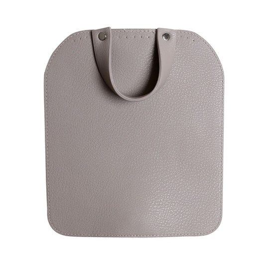 Chiusura per borsa con bottone magnetico - Beige/Argento - Go Handmade