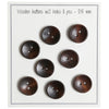

Bottoni in legno concavi - Scuri - 8 pezzi - Go Handmade
1