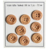 

Bottoni di legno - Handmade with Love - 18 mm - Go Handmade
1