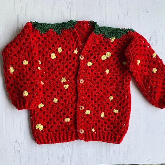 Strawberry - Cardigan bambina