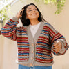 

Ottolie - Cardigan chevron con tasche
1