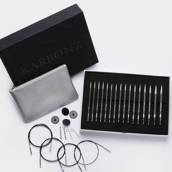 

Set di ferri circolari intercambiabili Karbonz - KnitPro
1