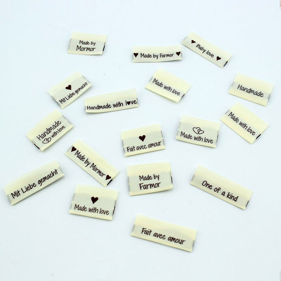 

10 Etichette - Made with love - 1 cuore - Go Handmade
3