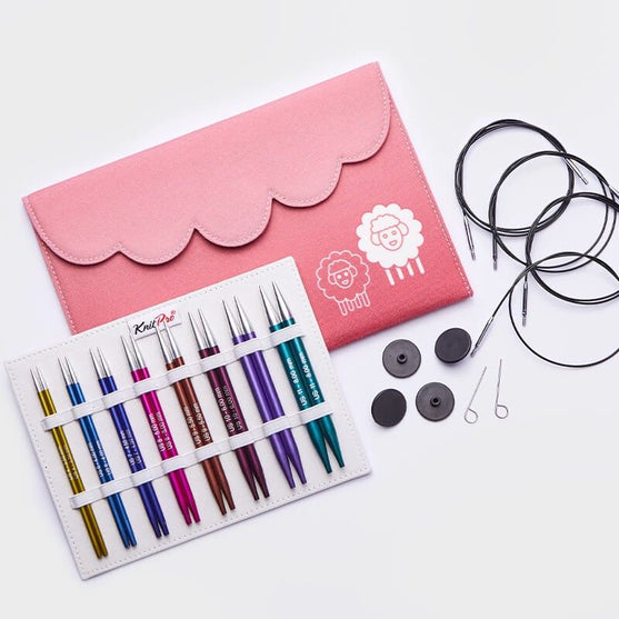 

Set di ferri circolari intercambiabili Zing Deluxe - KnitPro
1