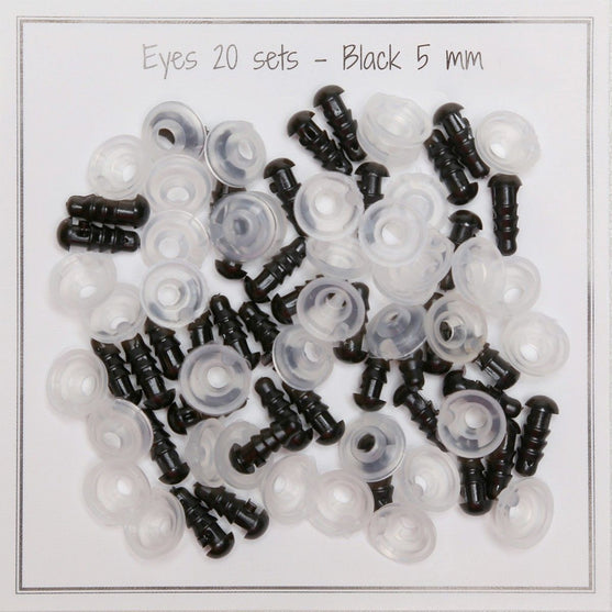 

Occhi con clip di sicurezza - 5 mm - Go Handmade
1