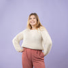 

Sif - Maglione a nido d’ape a punto brioche
6