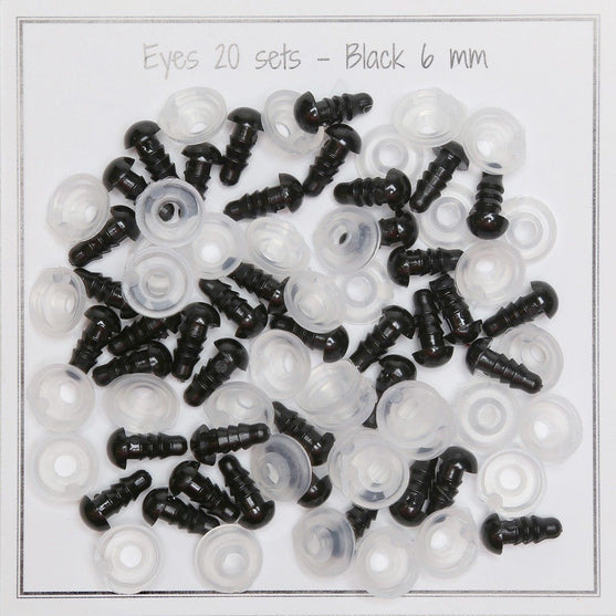 

Occhi con clip di sicurezza - 6 mm - Go Handmade
1