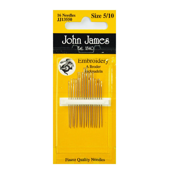Aghi da ricamo dimensione 5/10 - John James