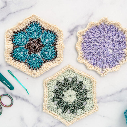 Aura - Lapghan con motive decorato - #FrostandBloomCAL