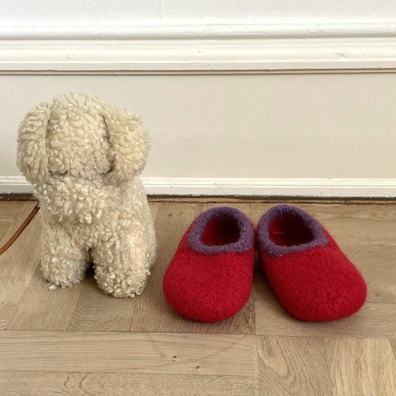 

Uldfutter - Pantofole infeltrite per bambino
4