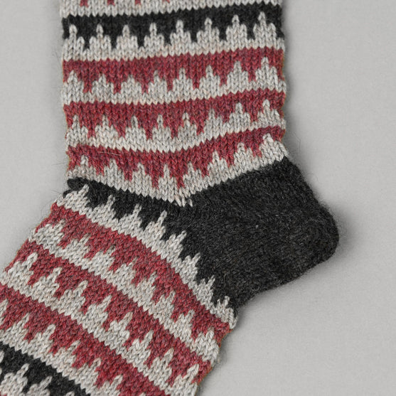 

Socks in Fair Isle pattern
5
