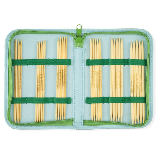 Set di ferri a doppia punta in bamboo - 15 cm - Hobbii