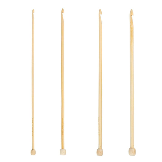 Set di uncinetti tunisini in bamboo - 25 cm - Hobbii