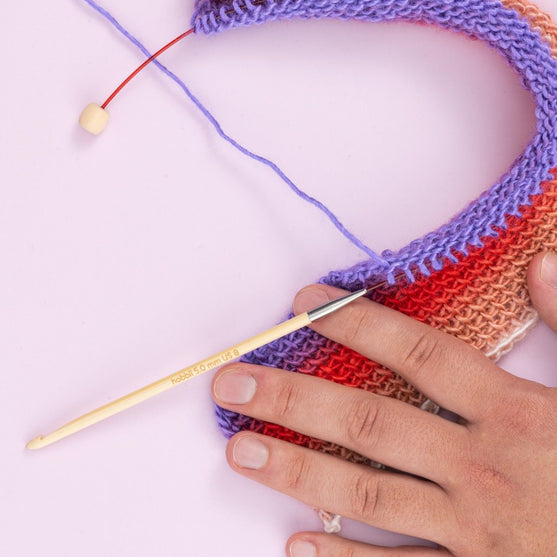 

Uncinetto tunisino in bamboo con cavo - 50 cm - Hobbii
3