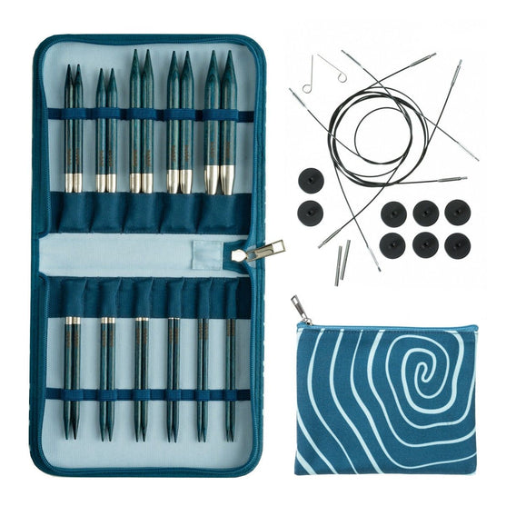 

Set ferri circolari intercambiabili Betula Deluxe - Cerulean - Hobbii
1