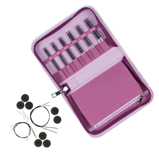

Set Essential di ferri circolari intercambiabili corti Betula - Gelso - Hobbii
1
