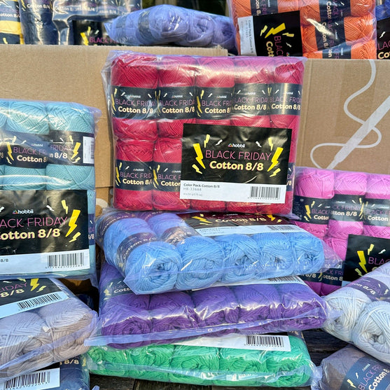 

Black Friday Cotton 8/8 Color Pack (Edizione Limitata) - Hobbii
2