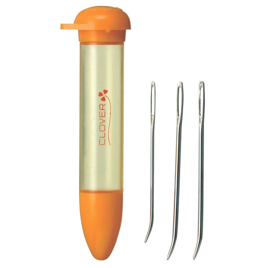 Aghi da lana con punta piegata - 3 pz - Clover