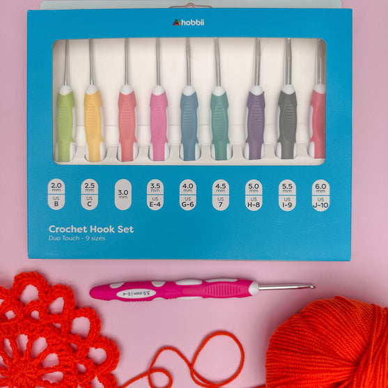 

Set di uncinetti Duo Touch - 9 dimensioni - Hobbii
6